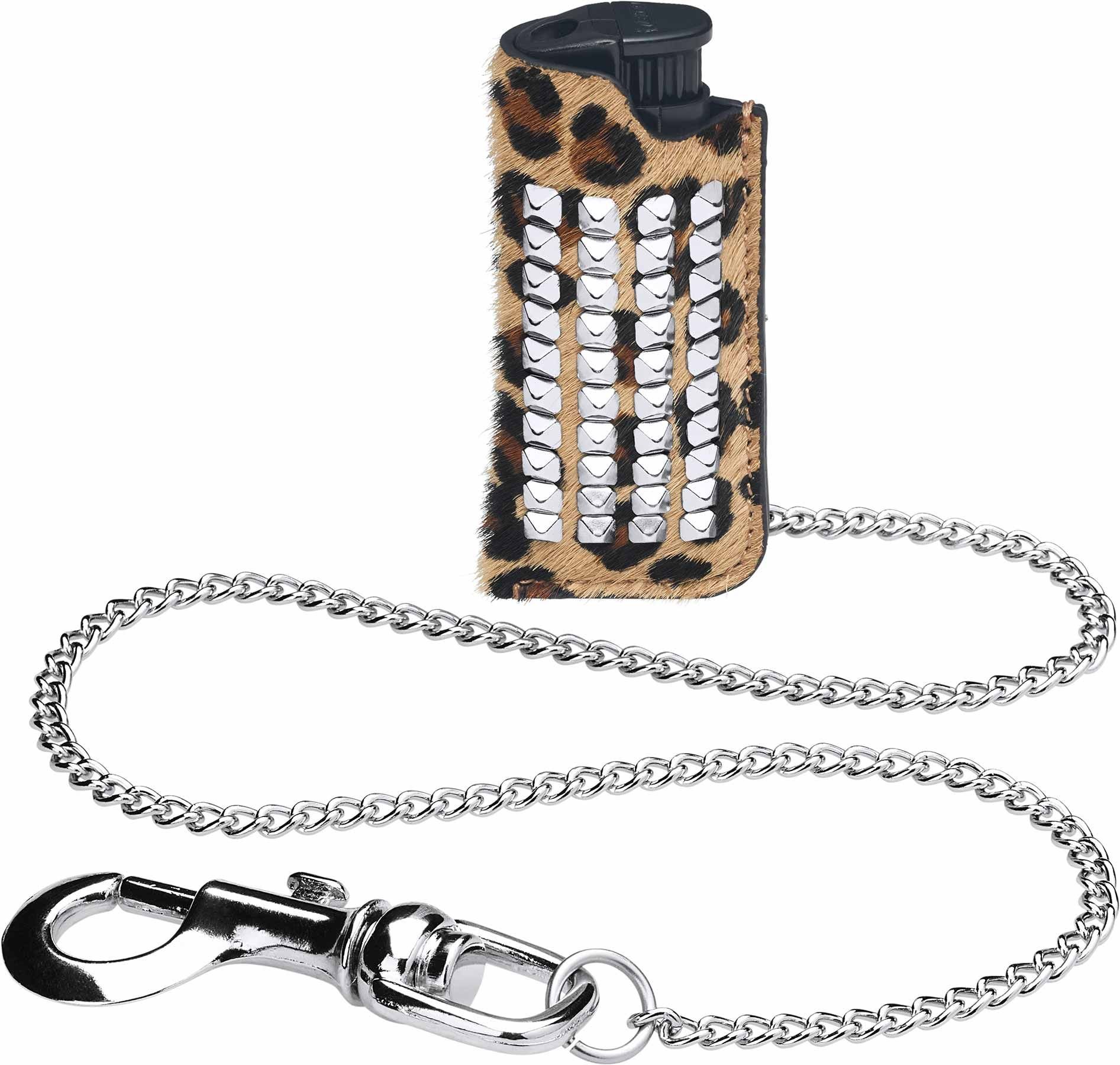 Studded Leather Lighter Holder view 2